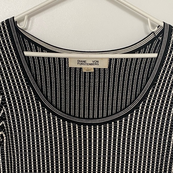 DVF Black and White Dress - Picture 5 of 6